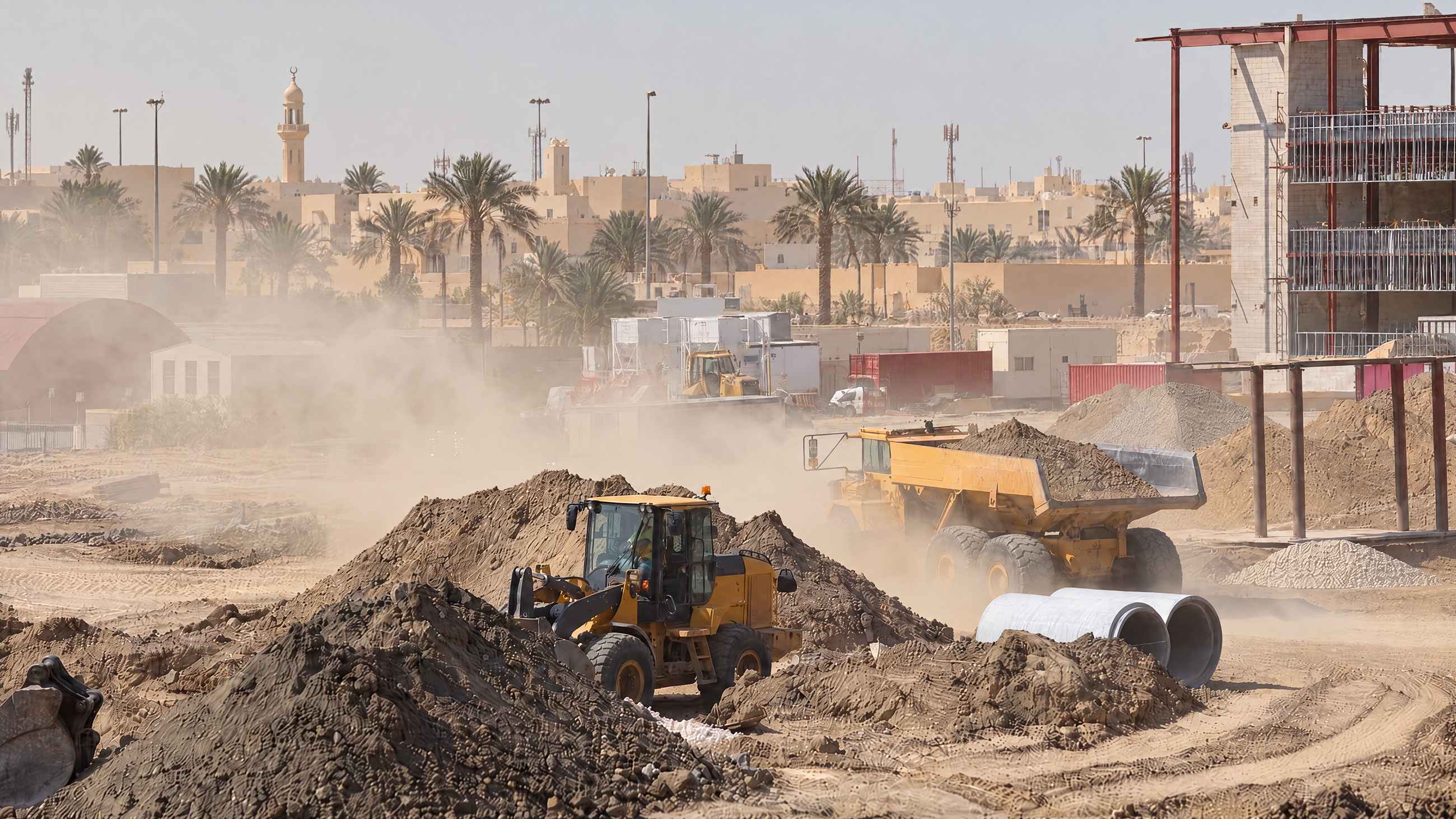 A practical guide to Riyadh’s construction dust requirements, including planning, monitoring, haul roads, truck controls, and choosing appropriate suppression methods.