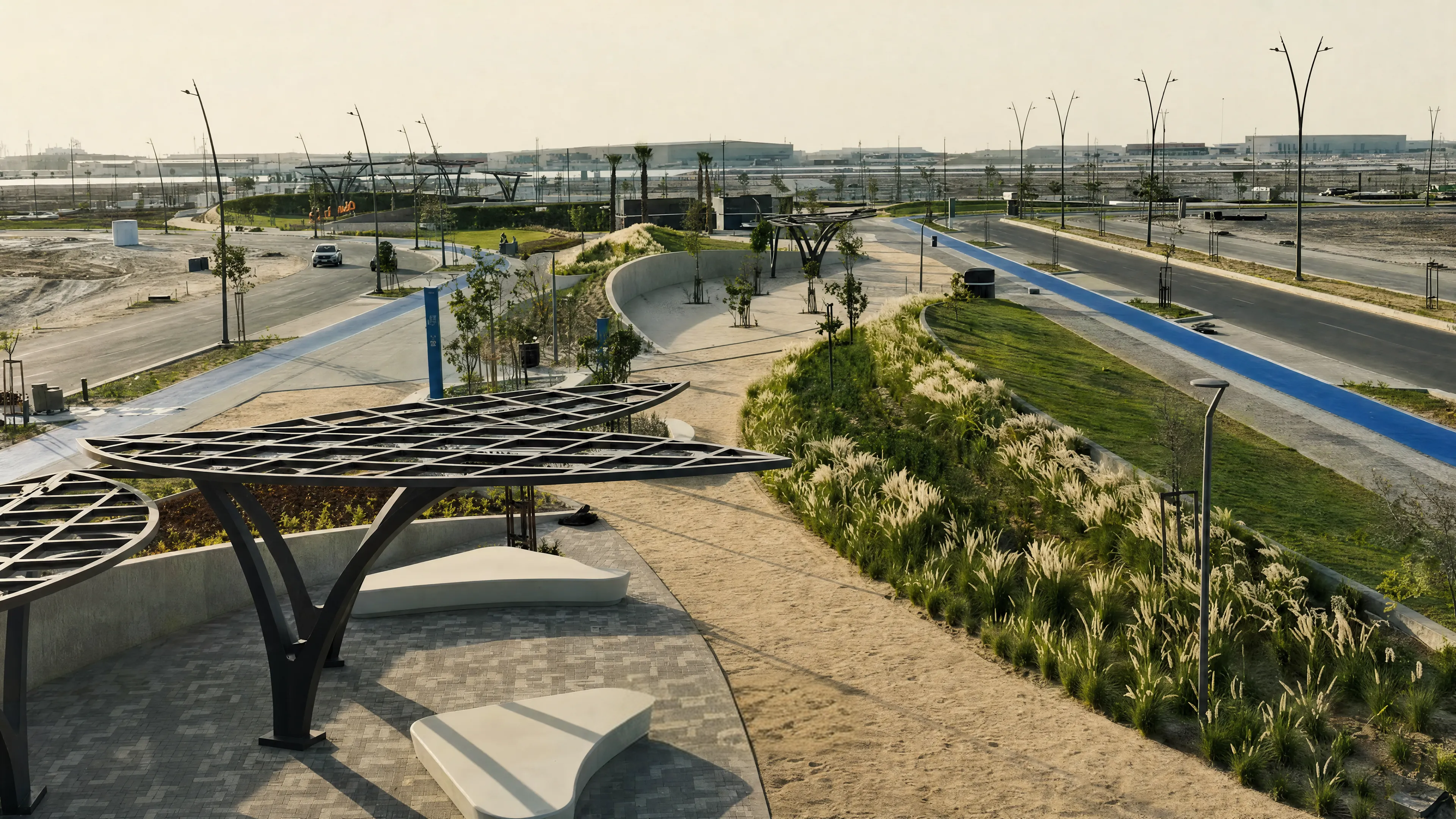 Image featuring Sand Stabilization at Marasi Central Park