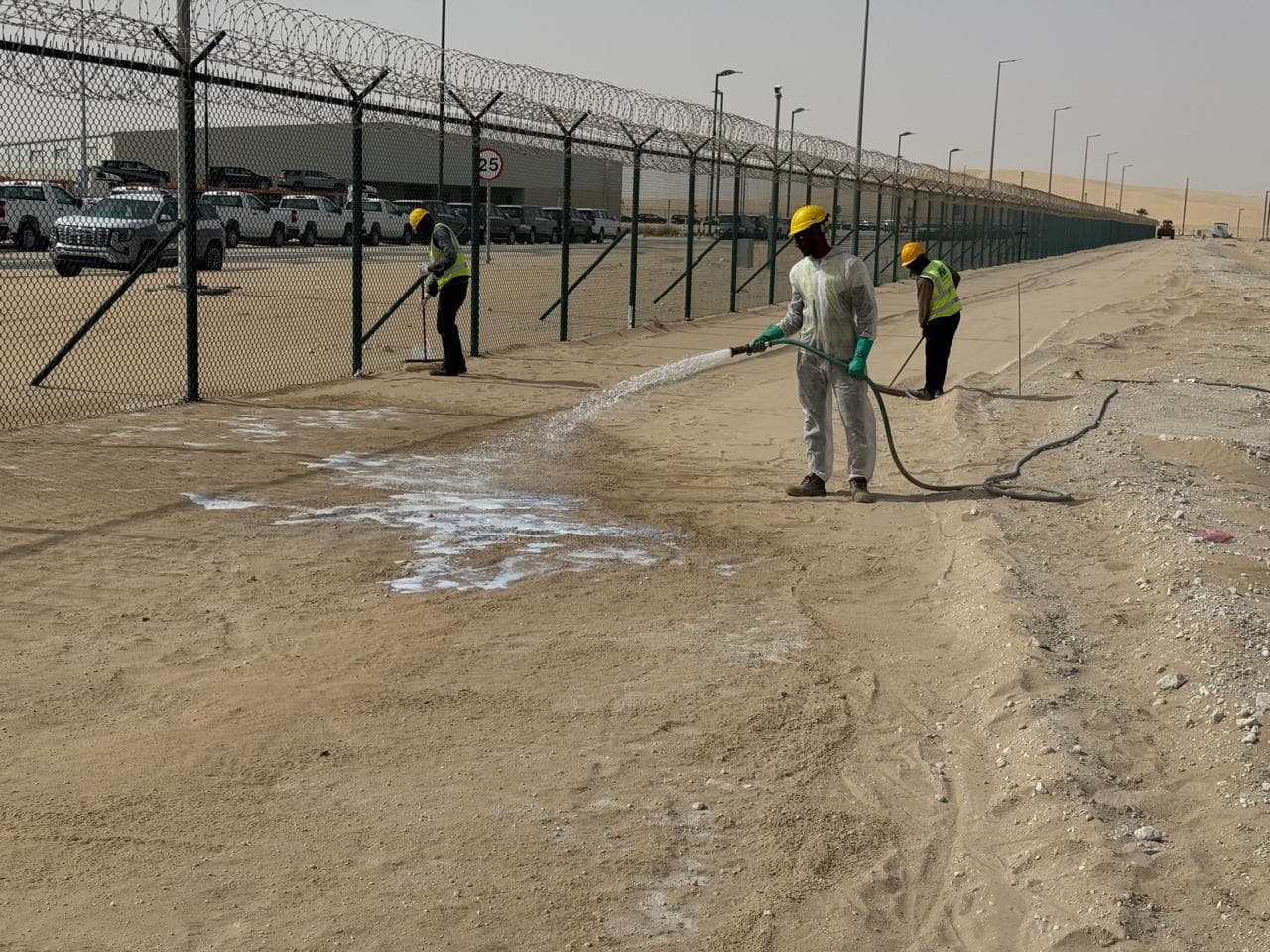 Image featuring SPARK Sand Stabilization with T-30