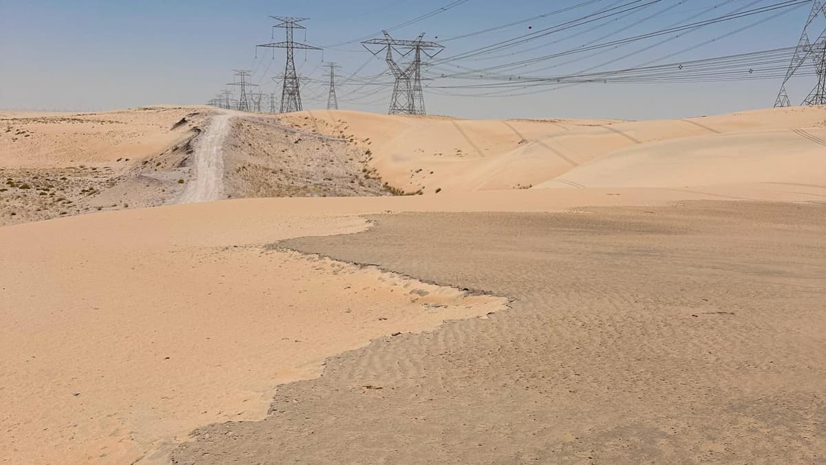 Manage sand movement around the access road and minimize sand accumulation to the greatest extent possible, using T-30 Polymer technology